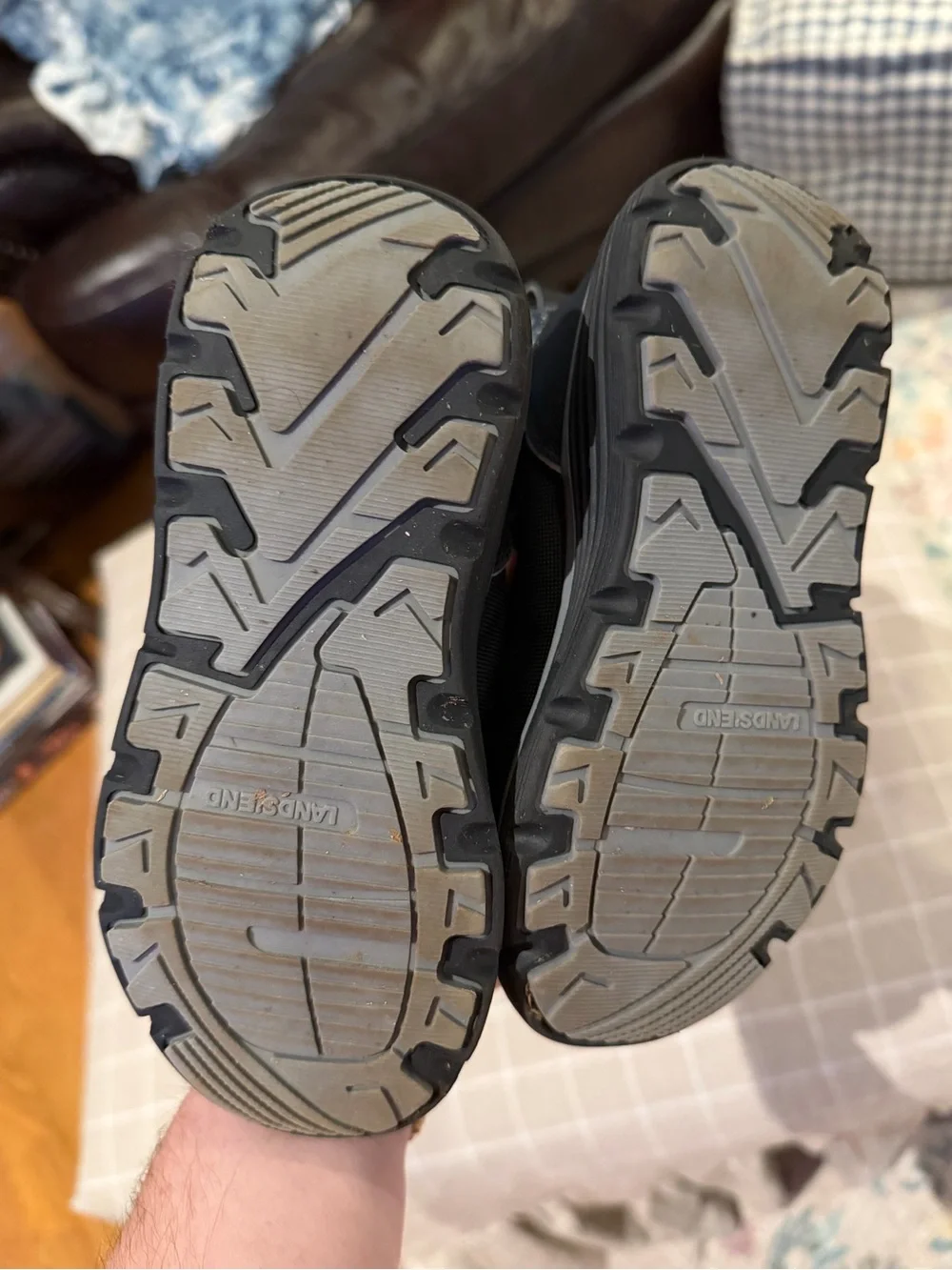 Kids Black Space Galaxy Winter Snow Boots